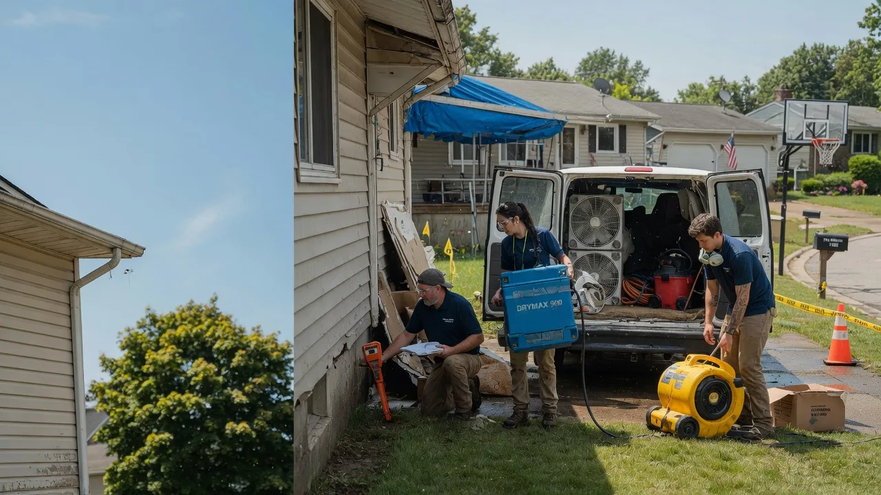 Ceiling Leak Cleanup in Hillsboro, OH near me