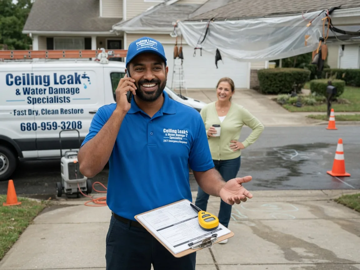 Ceiling Leak Cleanup Hillsboro, OH FAQs